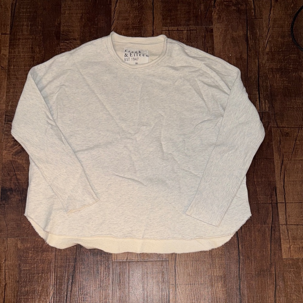 Frank & Eileen Cream Women's Crewneck Sweater